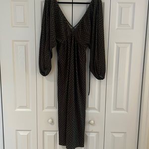 Zara Printed Midi Dress - Worn once and in great condition!